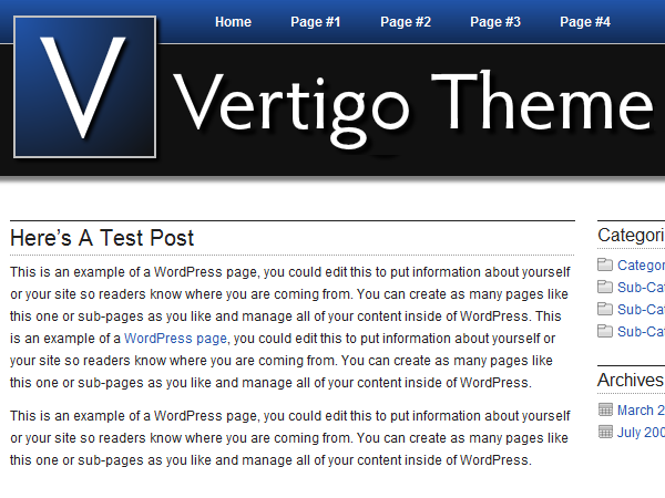 vertigo2_v3 theme websites examples