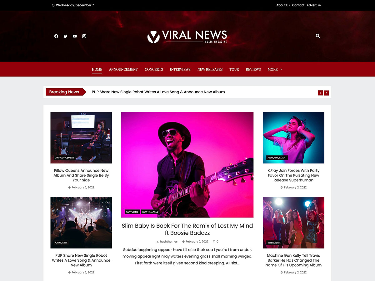 viral-news theme websites examples