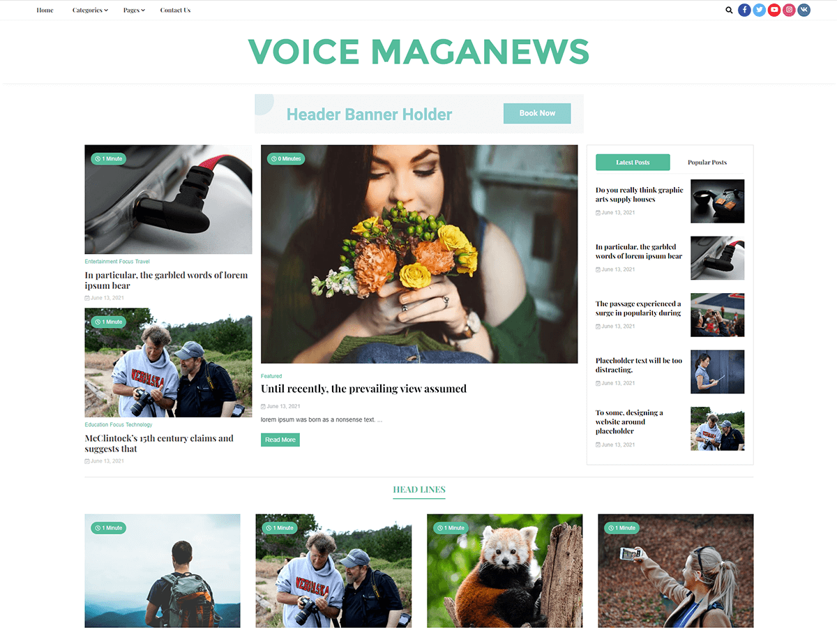 voice-maganews WordPress theme, websites list used voice-maganews theme voice-maganews theme websites examples