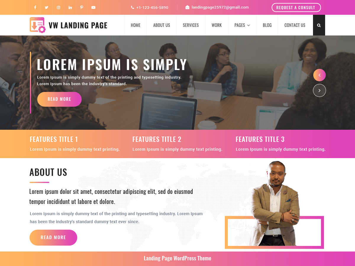 vw-landing-page WordPress theme, websites list used vw-landing-page theme vw-landing-page theme websites examples