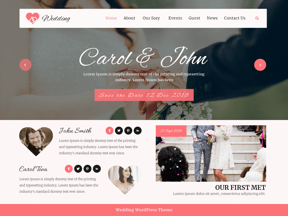 vw-wedding WordPress theme, websites list used vw-wedding theme vw-wedding theme websites examples