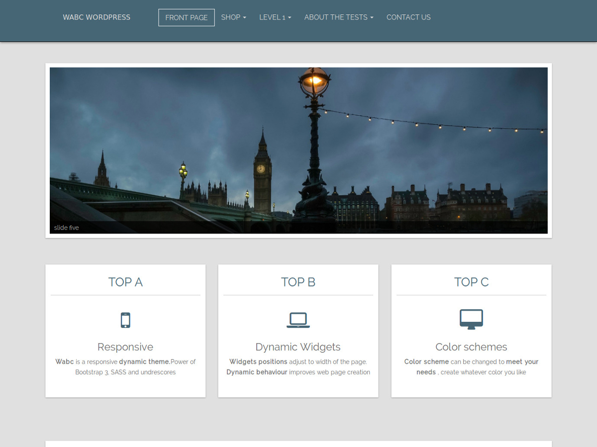 wabc WordPress theme, websites list used wabc theme wabc theme websites examples