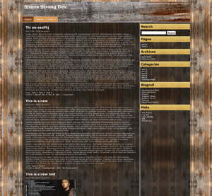 Wooden Default theme websites examples