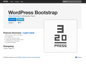 Wordpress Bootstrap Master theme websites examples