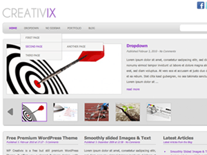 WP-Creativix theme websites examples
