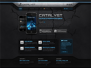 Catalyst website example screenshot