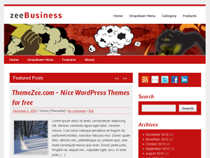 zeeBusiness theme websites examples
