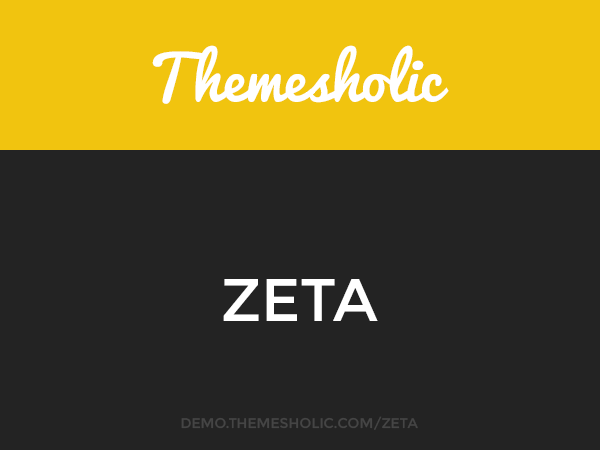 Zeta website example screenshot