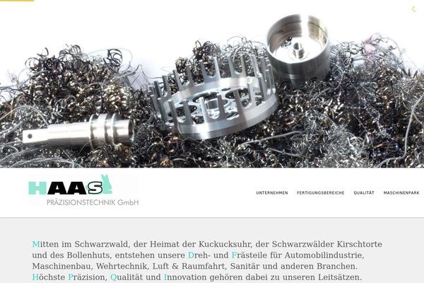 .haas-praezisionstechnik.de site used Jkreativ