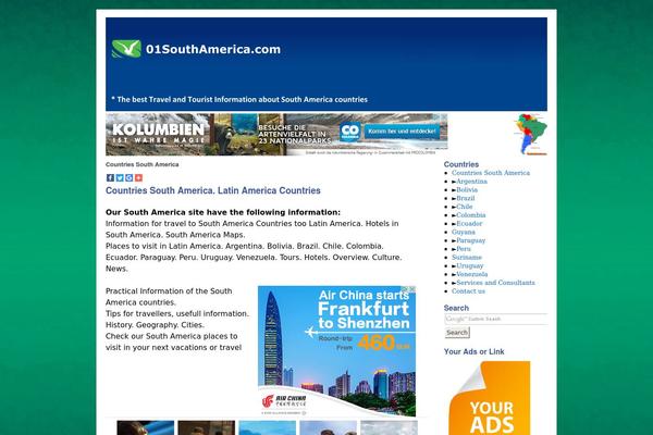 Twenty Ten theme site design template sample