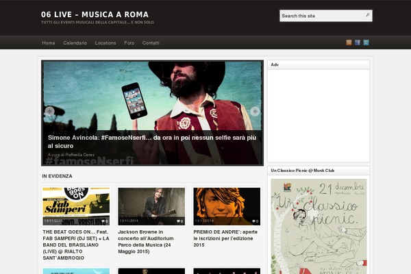 WordPress website example screenshot
