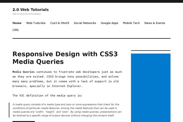 WordPress website example screenshot