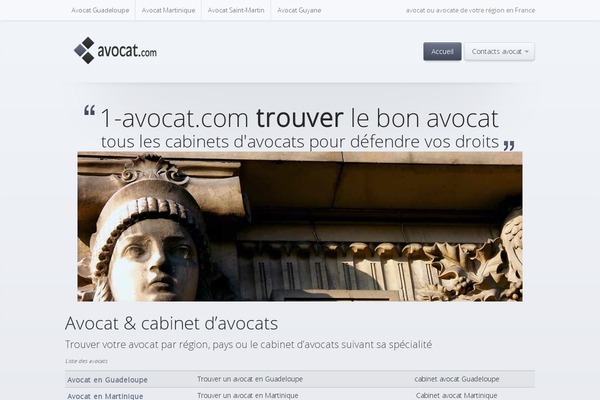 1-avocat.com site used Yoo_venture_wp