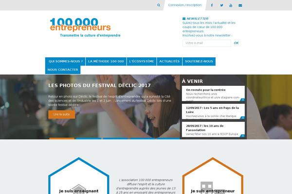 100000entrepreneurs.com site used Wp100ke2015