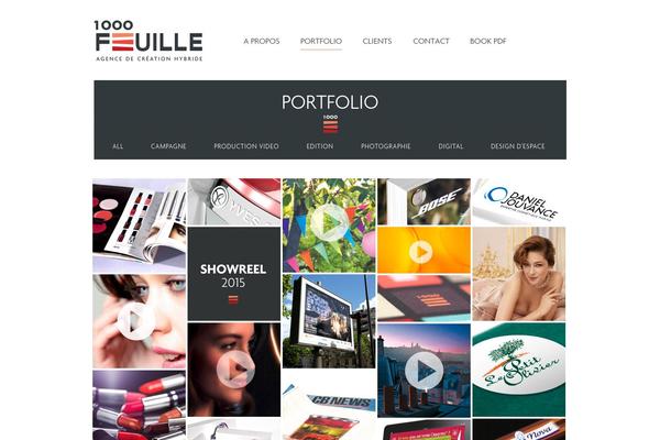 1000feuille.com site used GridStack