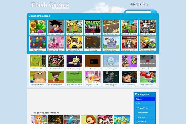 1000juegosfriv.com site used Flashgamer3.1
