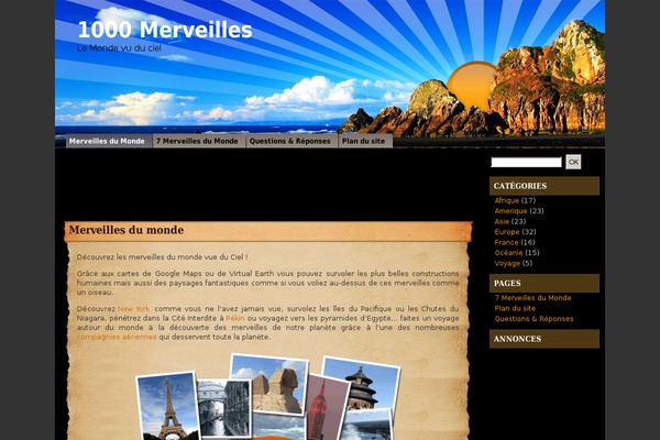 1000merveilles.com site used Nt-western