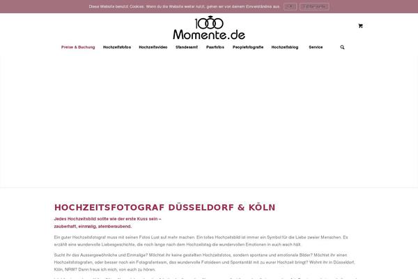 Enfold theme site design template sample