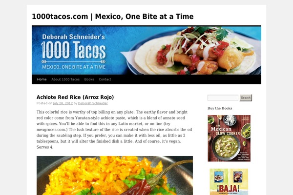 Twenty Ten theme site design template sample