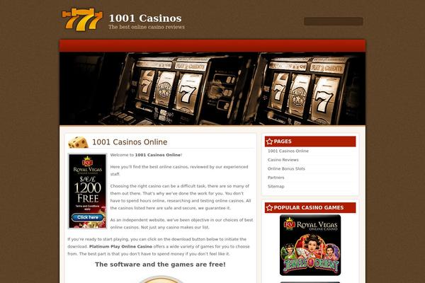 1001-casinos.com site used Slotmania