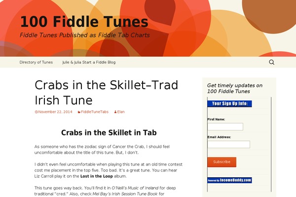 WordPress website example screenshot