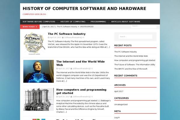 WordPress website example screenshot