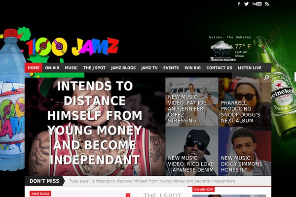 100jamz.com site used 100jamz