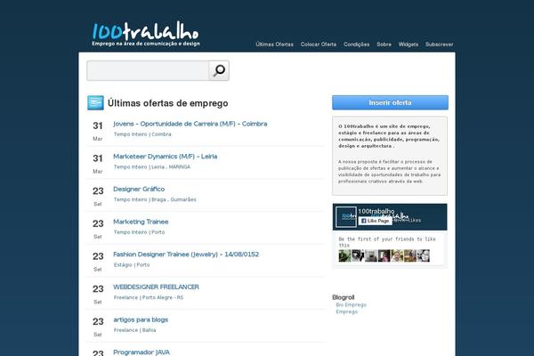 100trabalho.com site used 100trabalho