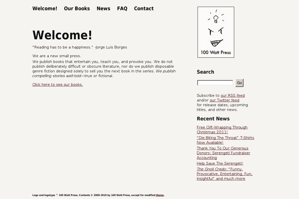 WordPress website example screenshot