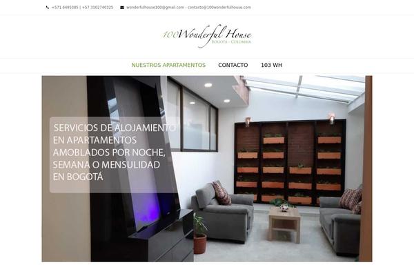 Total theme site design template sample