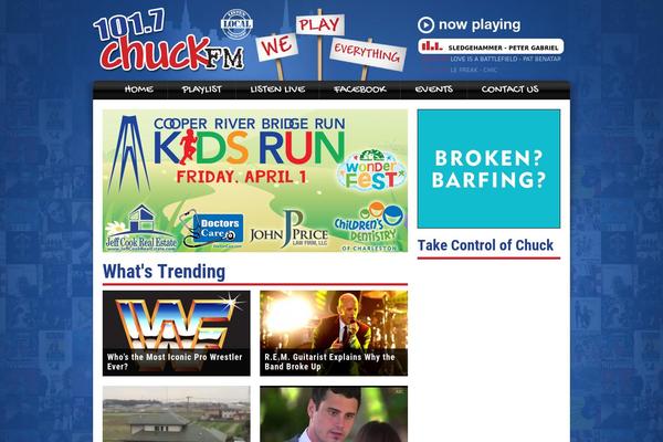 1017chuckfm.com site used Wavf-fm