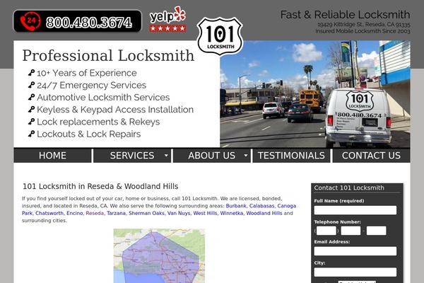 101locksmith.com site used Locksmithpoint