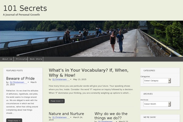 WordPress website example screenshot