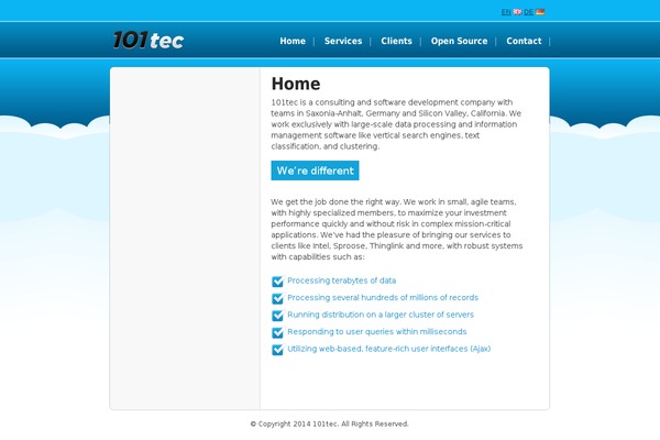 101tec.com site used Bixo