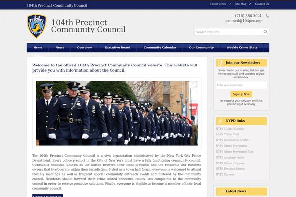 104pcc.org site used Precinct