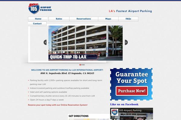 105airportparking.com site used Oneofiveparking