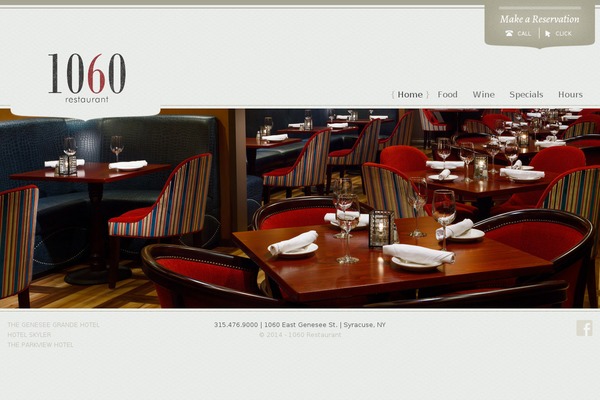 1060restaurant.com site used Rootstheme