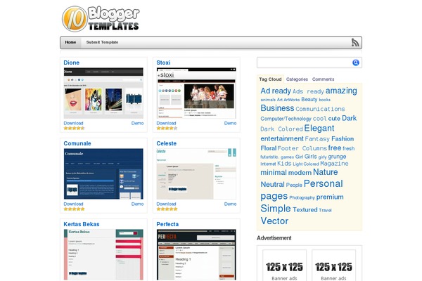 10bloggertemplates.com site used Cssgallery