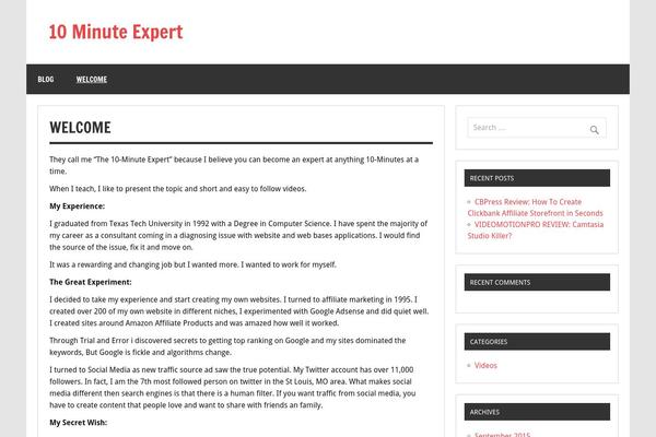 Dynamic News Lite theme site design template sample