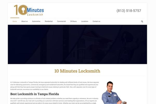 Locksmith theme site design template sample