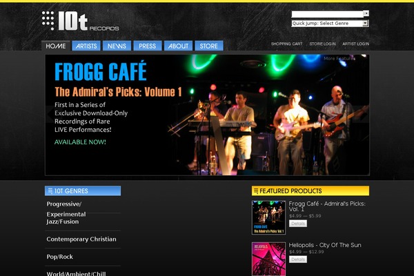 10trecords.com site used 10t