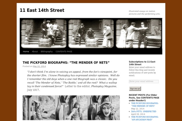 WordPress website example screenshot