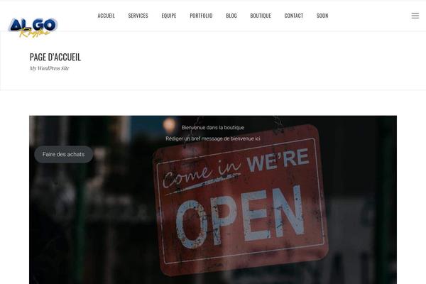 Awake theme site design template sample