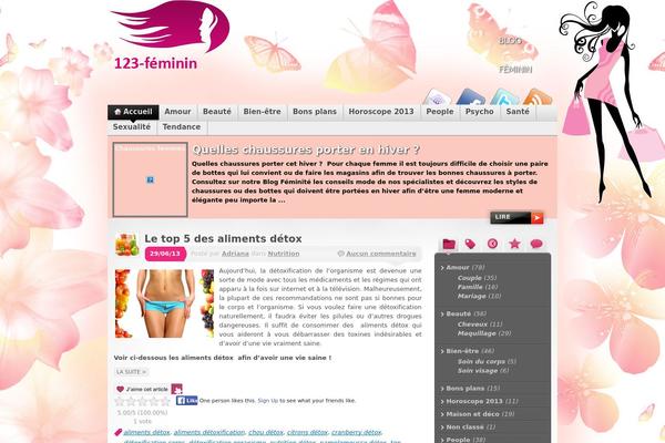 Mystique theme site design template sample