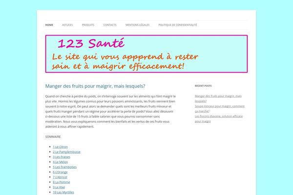 123-sante.com site used ArimoLite