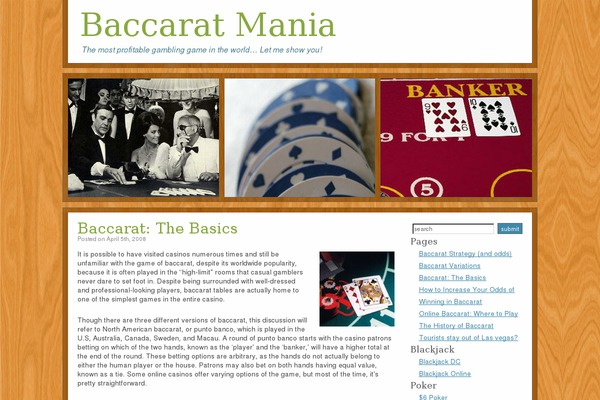 123baccarat.com site used Parquetry