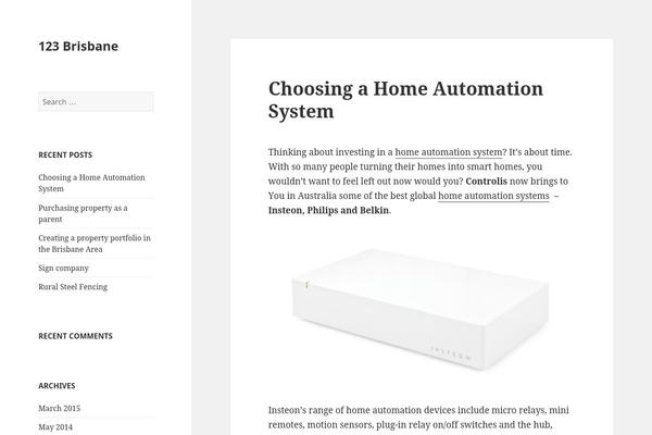 Twenty Fifteen theme site design template sample