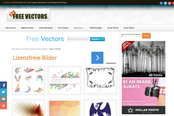 123freevectors-april-2012 theme websites examples