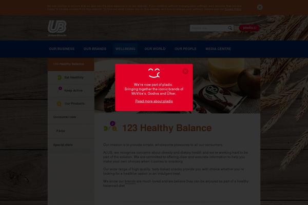 123healthybalance.com site used Unitedbiscuits