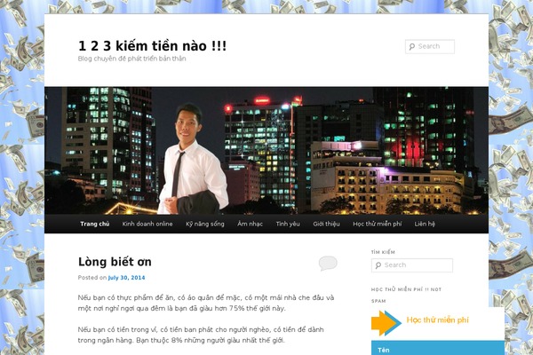 Twenty Eleven theme site design template sample